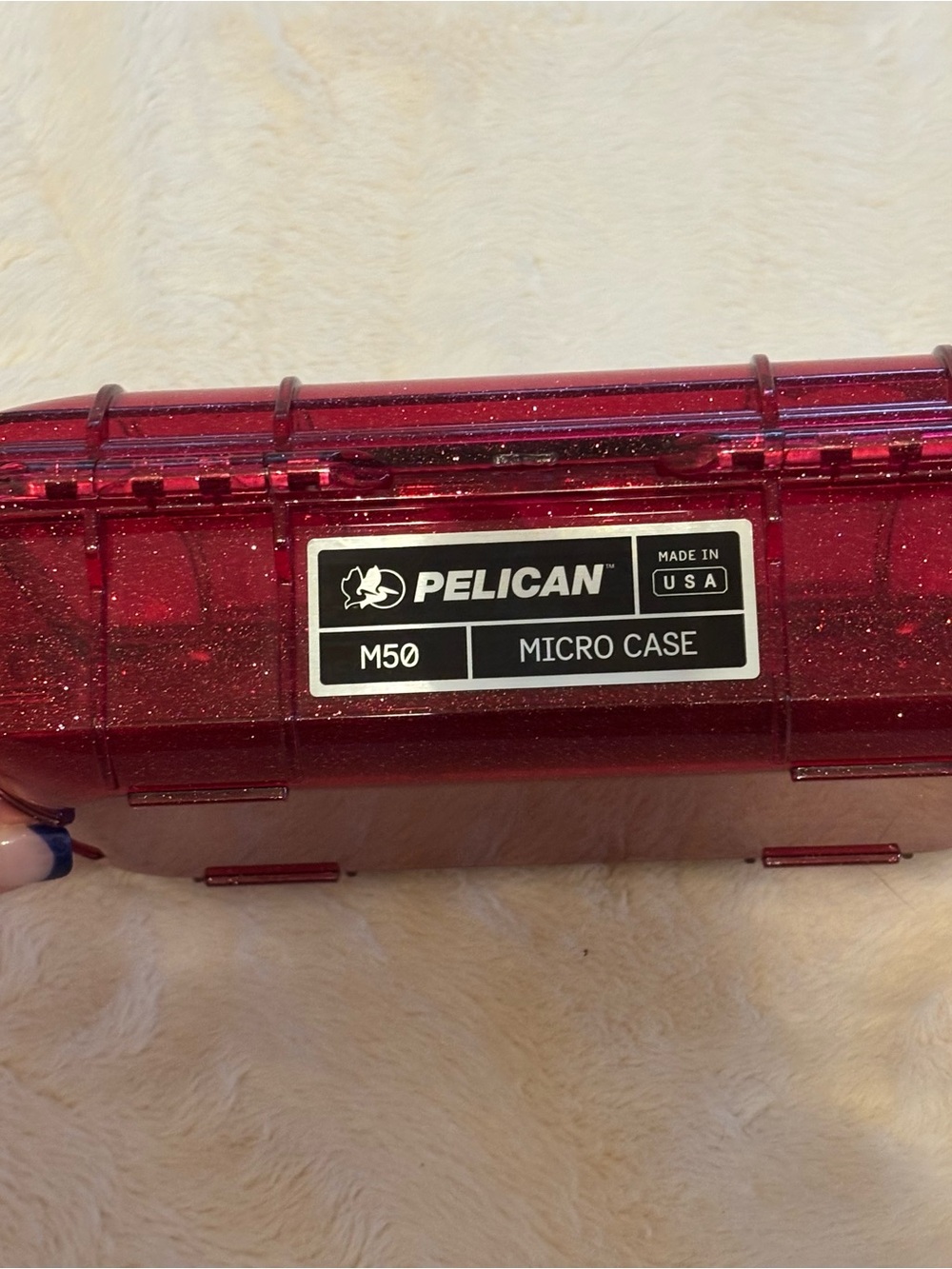Supreme Glitter Red Pelican M50 Micro Case - Picture 2 of 10